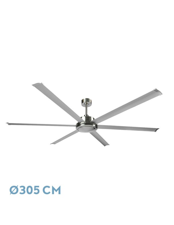 Sansón Níquel Grande Ventilador DC con Mando