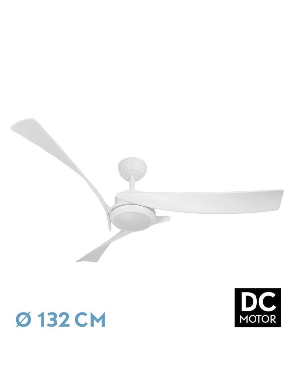Tarento Ventilador de Techo Blanco 132 CM