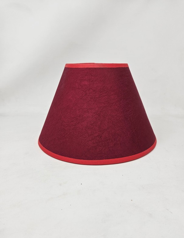 Pantalla para Lámpara de Sobremesa Roja