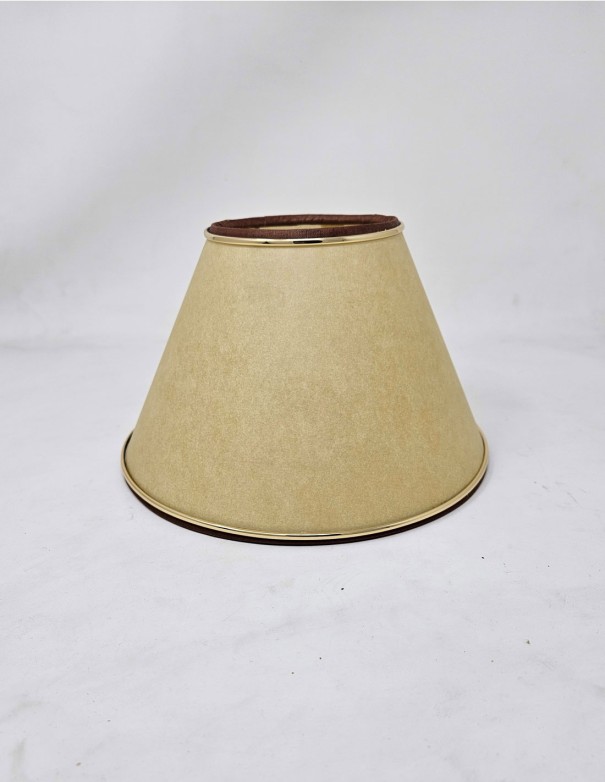Pantalla Pergamino Filo Oro para E-14