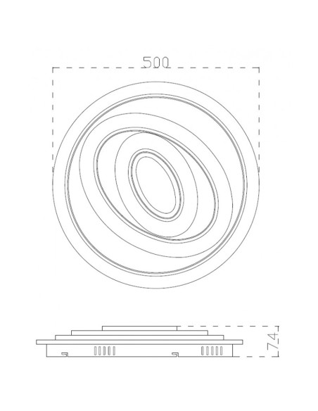 Plafones Techo Baratos Led Integrado