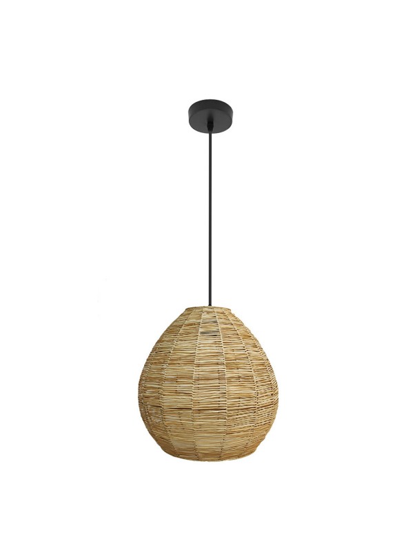 Vitox Lámpara de Metal y Vegetal Marino Trenzado