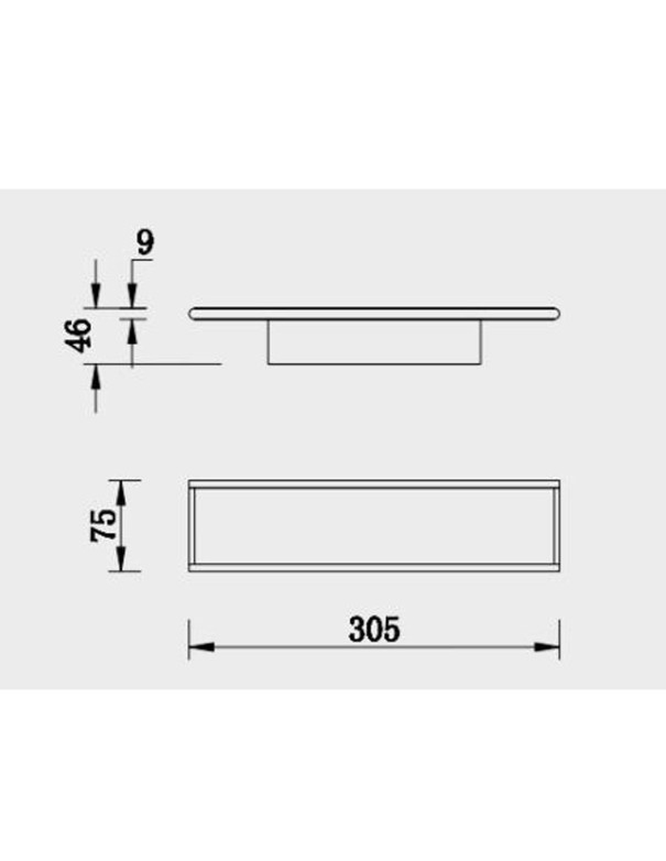 Nelsón Aplique Negro Mantra CCT 30.5 CM