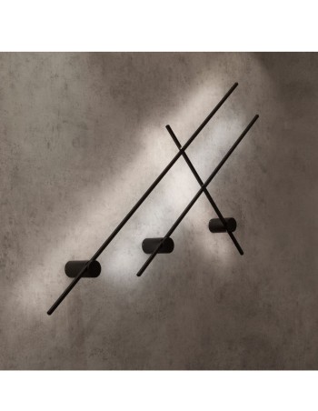 Aplique Tobago negro 3 medidas