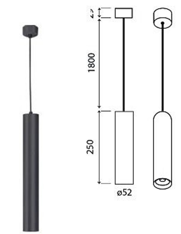 Lámpara oferta cilindro Bolonia