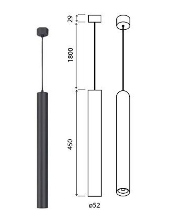 Lámpara de techo Bolonia grande de Mantra