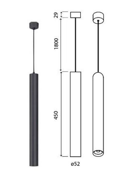 Lámpara de techo Bolonia grande de Mantra