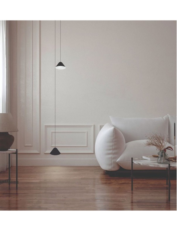 Lámpara de techo Gruissan para encima de mesitas de noche