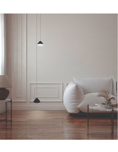 Lámpara de techo Gruissan para encima de mesitas de noche