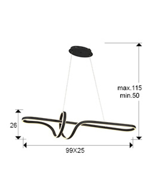 Lámpara Simphony de Schuller Dimable...