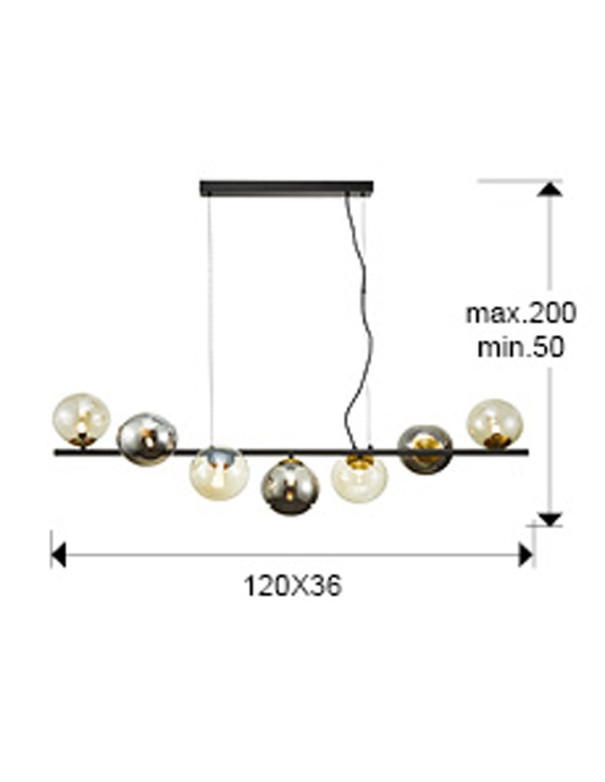 Inoa Lámpara Estilo Industrial Schuller