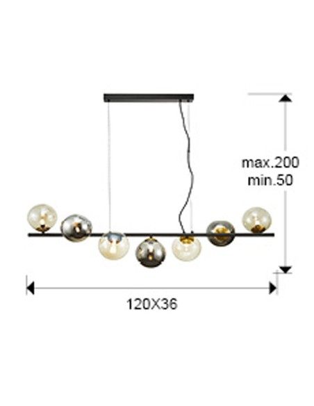 Inoa Lámpara Estilo Industrial Schuller
