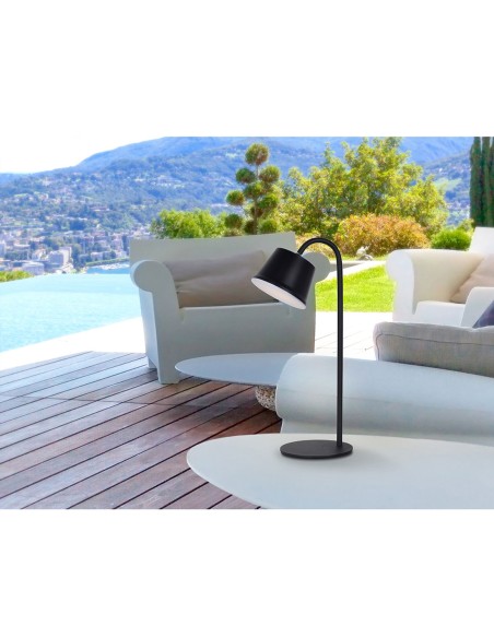 Lámpara multifunción negra Schuller