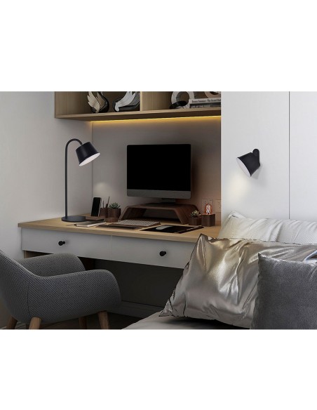 Cuco Lámpara de Mesa Multifunción Negro Schuller