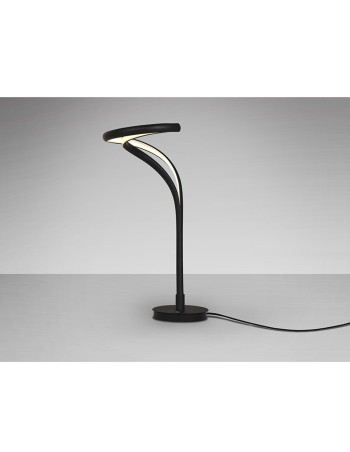 Lámpara de sobremesa alta Danza negra