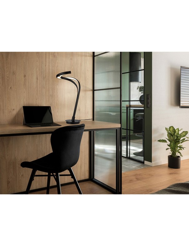 Lámpara de mesa Danza negra dimable mejor precio