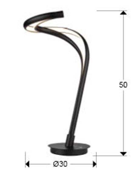 Danza Sobremesa Negra Alta Schuller