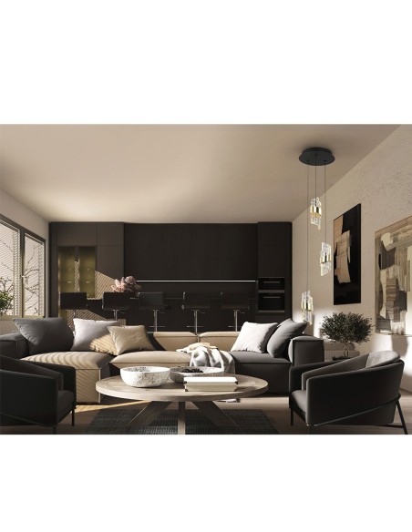 Ilidada lámpara 3 luces Schuller precio mínimo