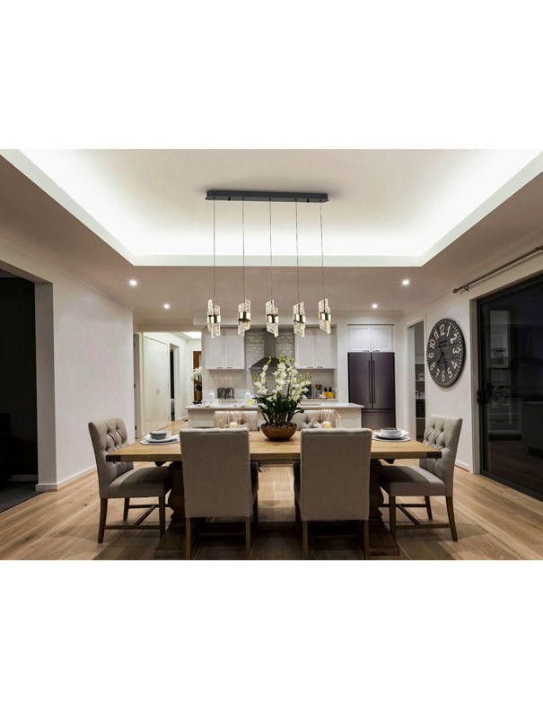 Lámpara de techo lineal Iliada Schuller