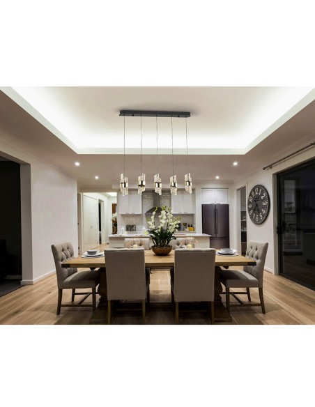 Lámpara de techo lineal Iliada Schuller