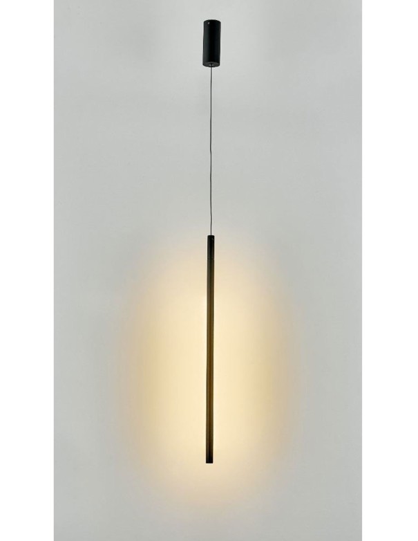 Lámpara suspendida Torch negra