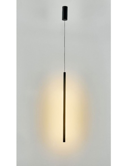 Lámpara suspendida Torch negra