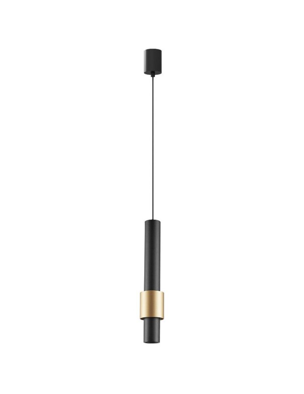 Lámpara de techo Cliftón negro oro