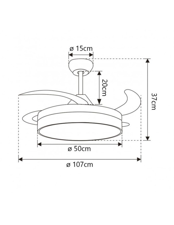Vic Ventilador de Techo Fácil...