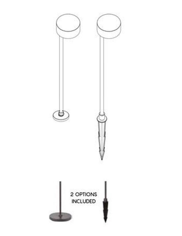 Nagano Baliza Led Negra Mantra