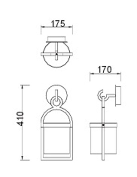 Aplique exterior Maya precio mínimo.