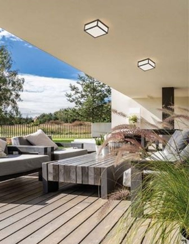 Plafón Utah gris oscuro de Mantra