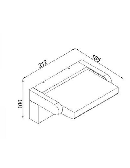 Cooper Aplique de Exterior Negro Mantra