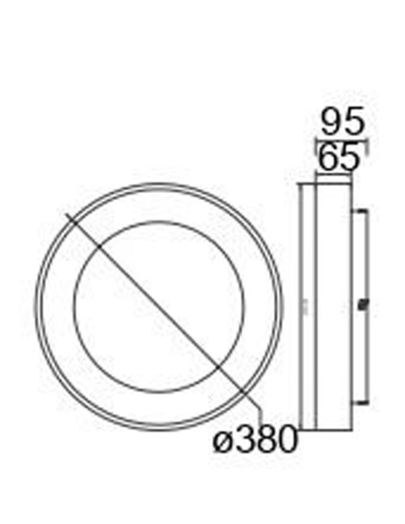 Plafón Niseko II madera mejor precio