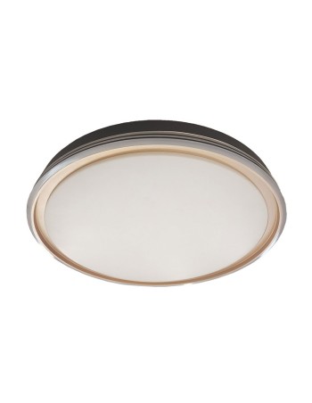 Plafón LED Negro Oro con...