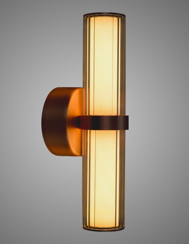 Aplique led rosa cromo