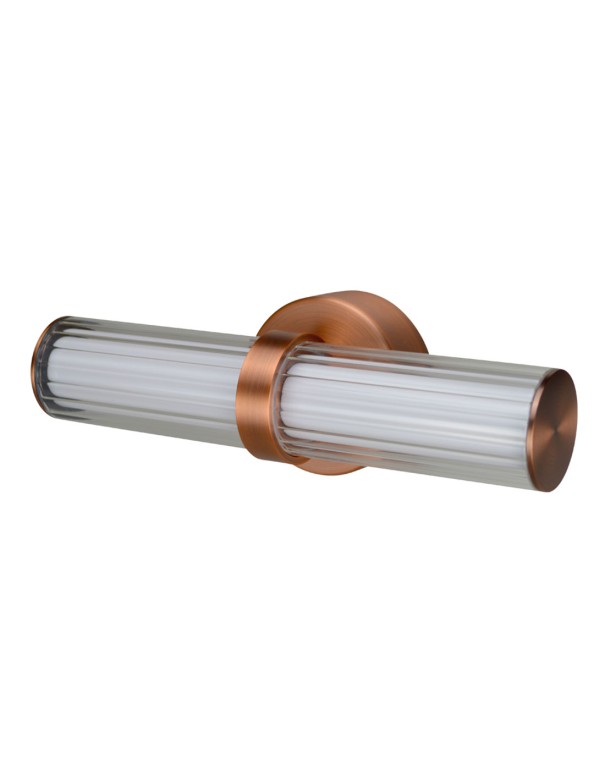 Aplique LED Base Redonda Rosa Cromo