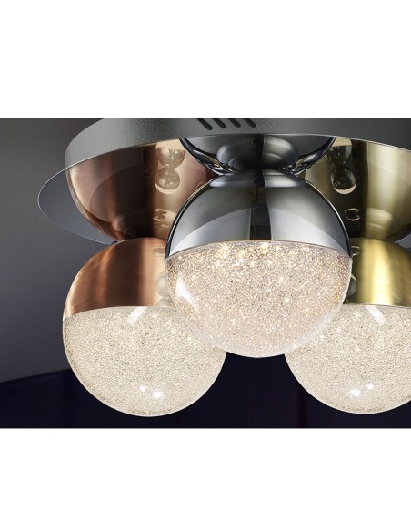 Sphere Plafón Cromo de Schuller