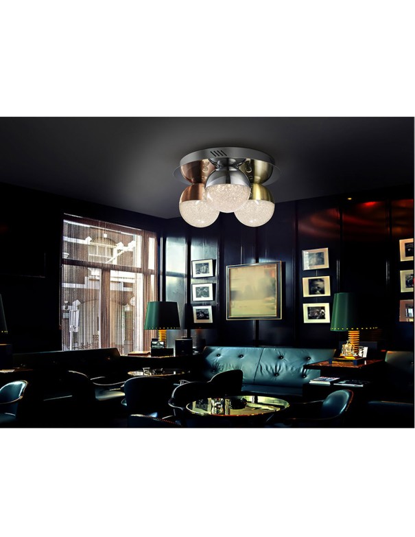 Sphere Plafón Cromo de Schuller