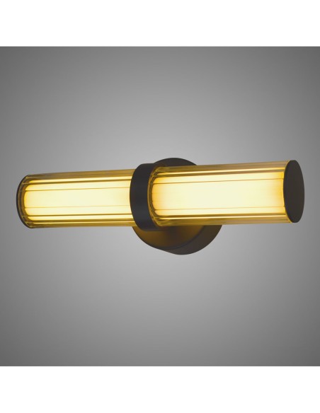 Aplique led diseño negro