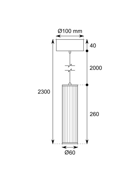 Lámpara de Colgar Rosa Cromo
