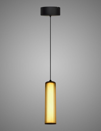 Colgante led negro para islas barato