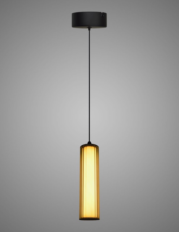 Colgante led negro para islas barato