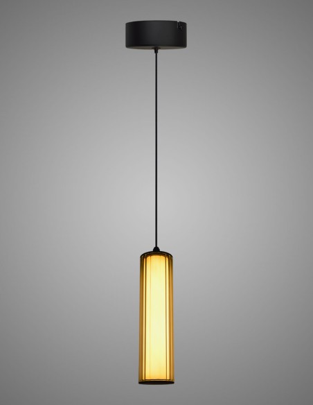 Colgante led negro para islas barato