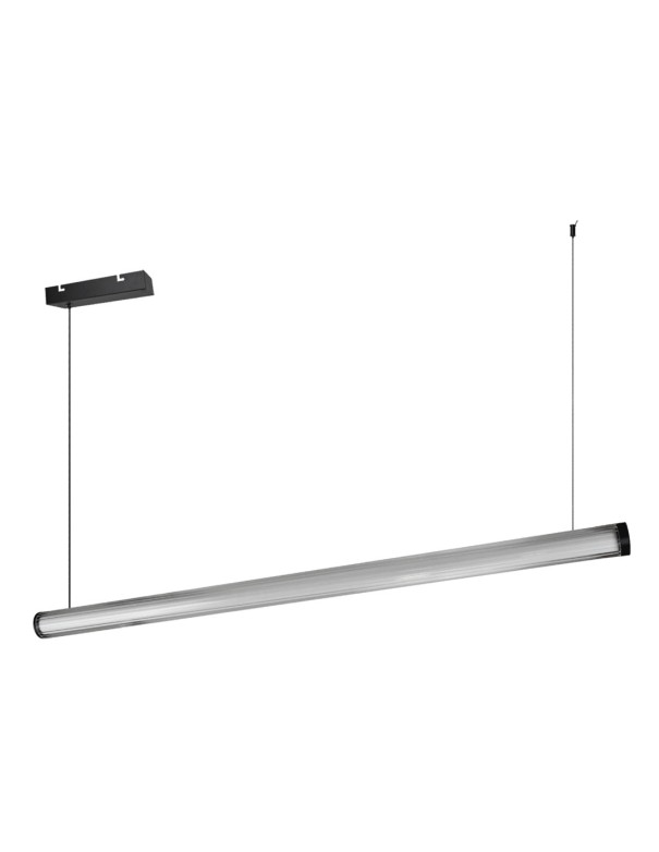 Lámpara lineal led negra