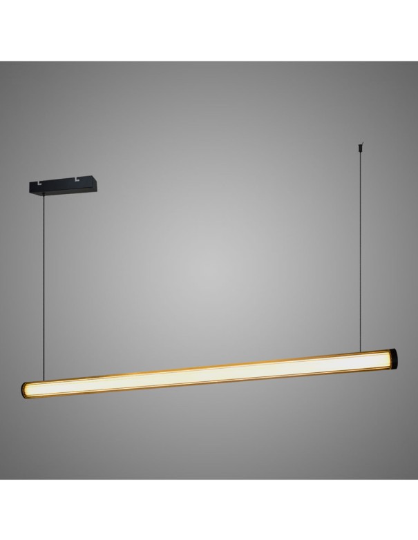 Lámpara de Colgar Lineal Negra Led