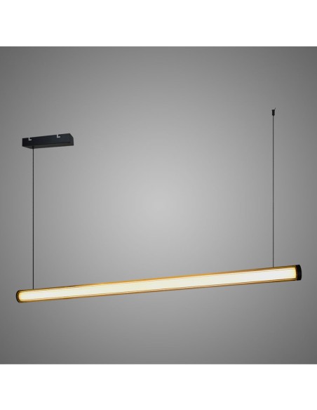 Lámpara de Colgar Lineal Negra Led