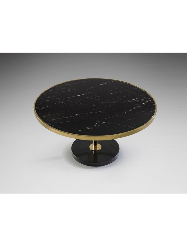 Dekala Mesa de Centro Negro Oro de...