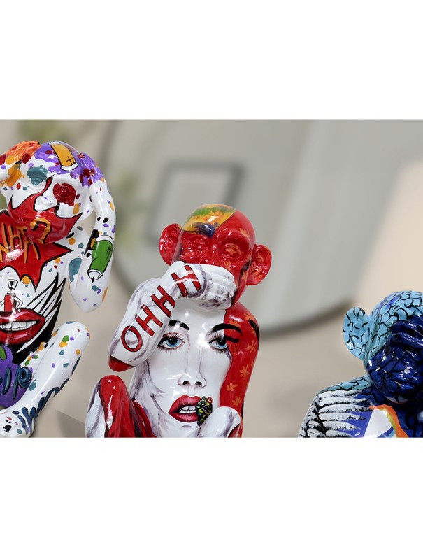 Monos Sabios Set 3 Figuras Schuller