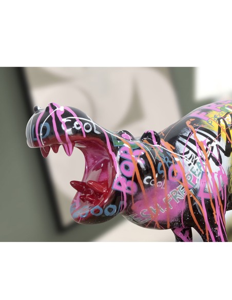 Hippo Figura Deco Grafiti Schuller