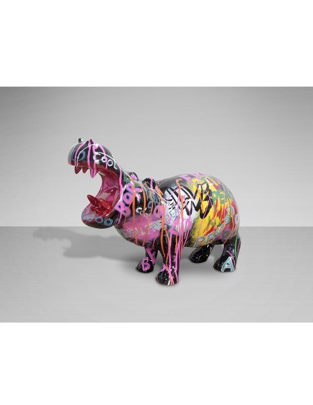 Hippo Figura Deco Grafiti Schuller